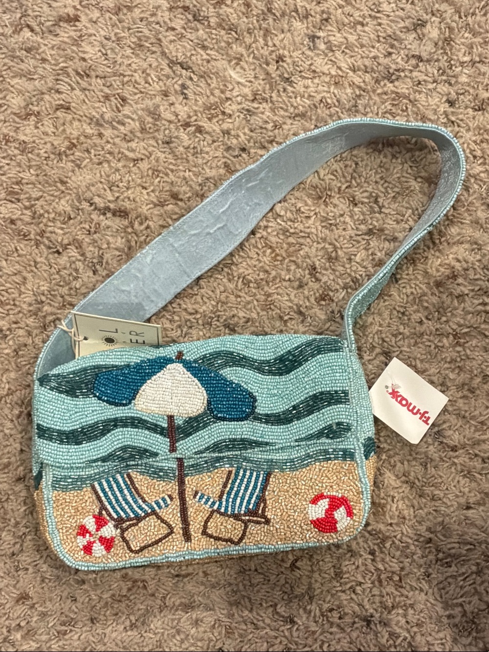 Beach Themed Beaded Purse